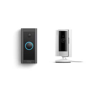 Ring Battery Doorbell Plus and Indoor Cam (Gen 2) with Included Manual  Privacy Cover