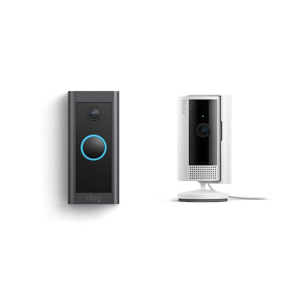 Ring Wired Video Doorbell with Indoor Cam 2nd Gen, White