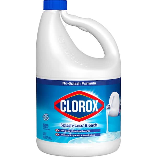 Clorox 116 fl. oz. Splash-Less Regular Concentrated Liquid Bleach Cleaner