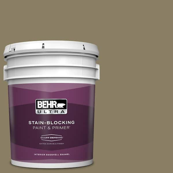 BEHR ULTRA 5 gal. #N330-6 Lagoon Moss Extra Durable Eggshell Enamel Interior Paint & Primer