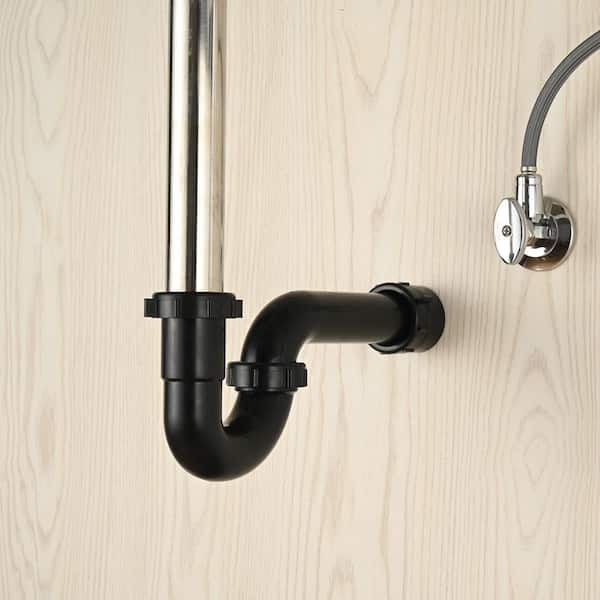Everbilt 1-1/2in. P-TRAP ABS PLASTIC (ABS) 101101A-BL - The Home Depot