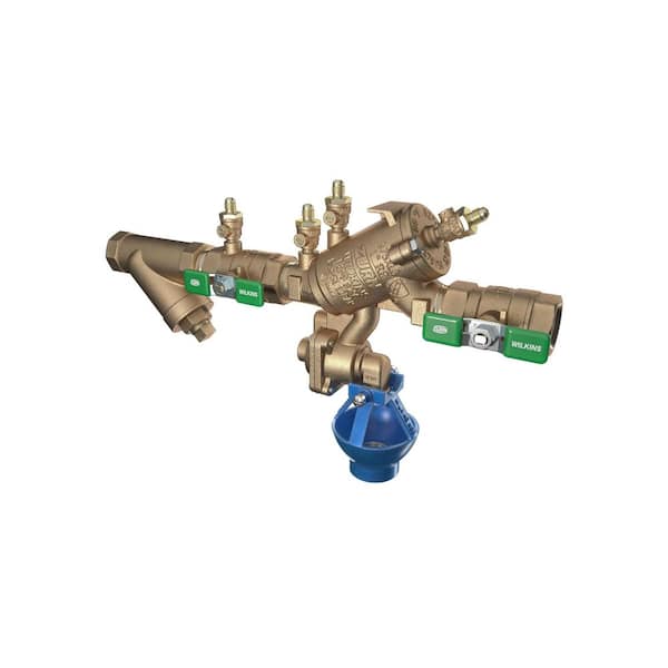 Zurn 1 In 975xl3 Reduced Pressure Principle Backflow Preventer With Model Sxl Lead Free Wye 