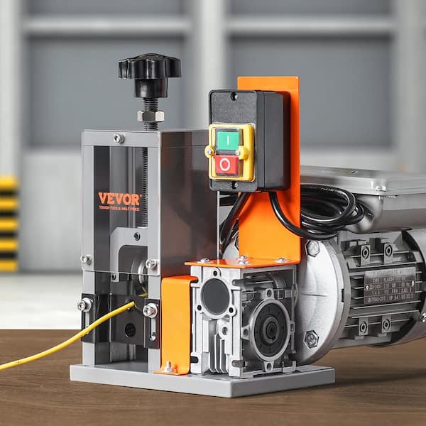 Automatic Wire Stripping Machine 0.06in. to 0.98in. Electric Motorized Cable Stripper Peeler 180W 60 ft./min for Copper