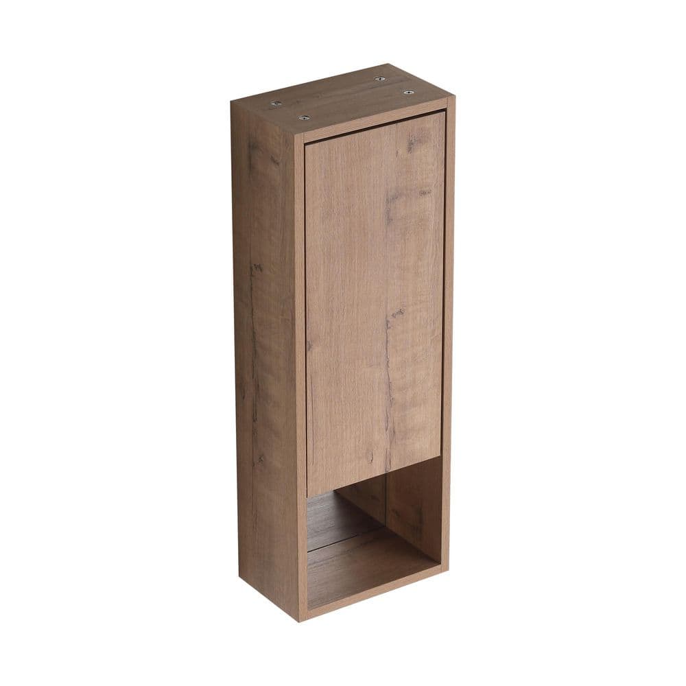 10 in. W x 27.6 in. H Imitative Oak Plywood Wall Mounted Medicine Cabinet without Mirror with Soft Close Door price history on PriceWatchPro