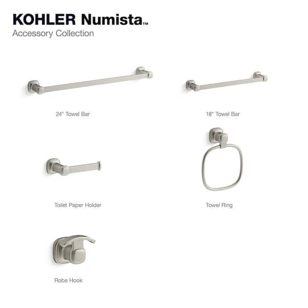 KOHLER Numista Towel Ring in Brushed Nickel