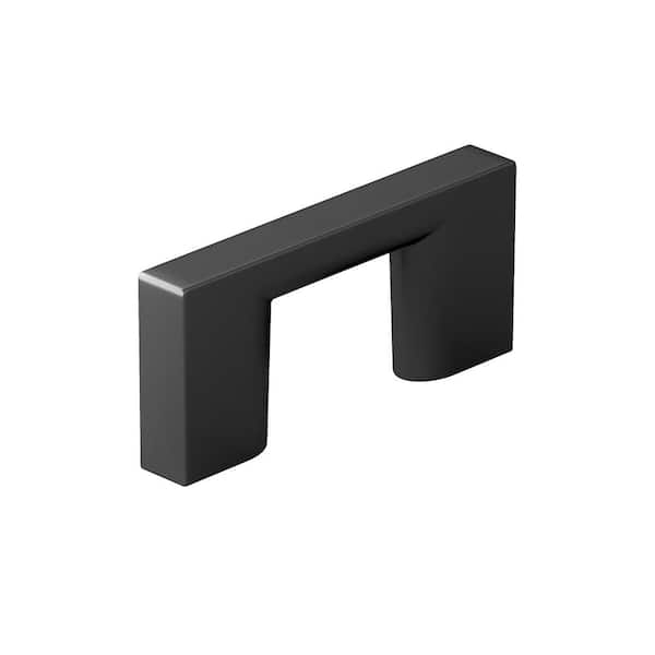 Richelieu Hardware Armadale Collection 1-1/4 in. (32 mm) Matte Black Modern Rectangular Cabinet Bar Pull
