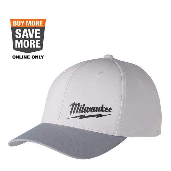 Milwaukee Small/Medium Gray WORKSKIN Fitted Hat