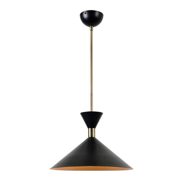 Kenroy Home Arne 1-Light Black Pendant