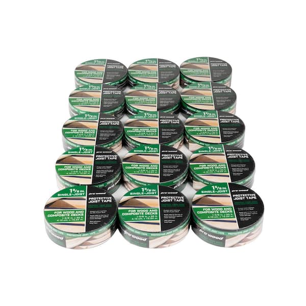 ProWood 1-5/8 in. x 50 ft. Butyl Joist Tape (15-Pack)