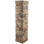 Stacked Stone 11.25 in. x 48 in. Desert Sunrise Faux Pillar Panel Siding