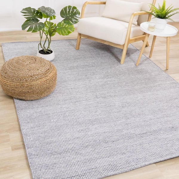 Cindara Collections 5 ft. x 8 ft. Beige Spots Indoor Area Rug