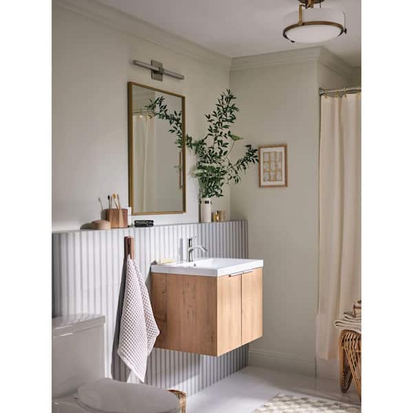 MOEN Karis Single Hole Single Handle Bathroom Faucet in Chrome