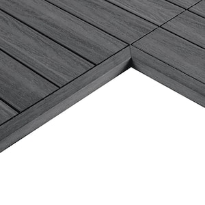 NewTechWood 1/12 ft. x 1 ft. Quick Deck Composite Deck Tile Inside