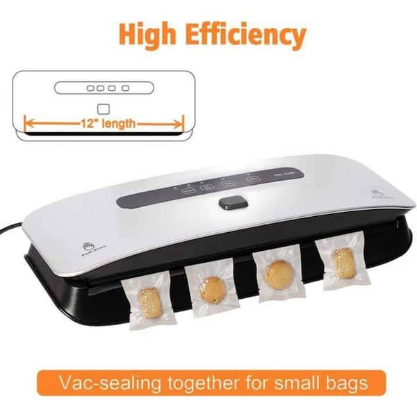 Vacuum Sealer, Food Sealer Machine, Dry and Moist Food Modes, Quick Sealing,  60Kpa Vacuum Sealer w/10Pcs Vacuum Seal Bags 