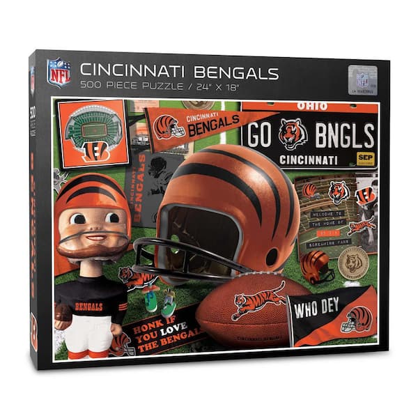 NFL Cincinnati Bengals Retro Series Puzzle (500-Pieces)