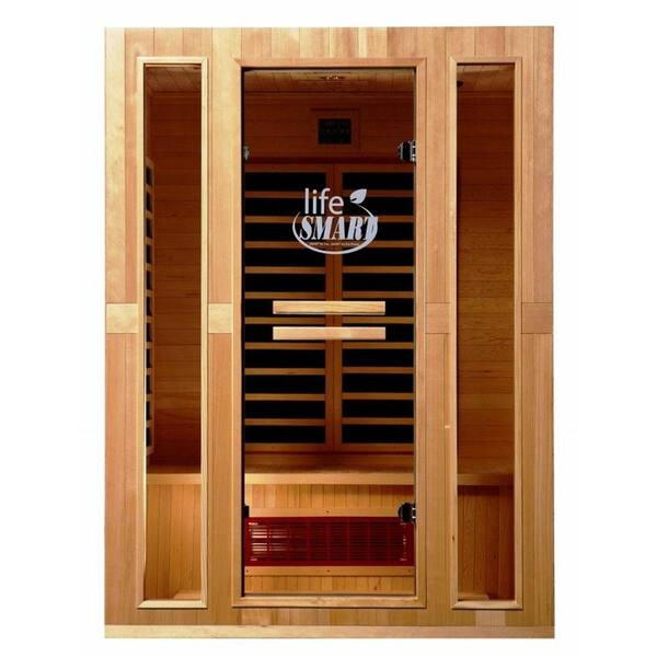 Lifesmart Infracolor 3 Person Sauna with Combo Heat Therapy, Full Chromo Therapy and Mp3 Sound System