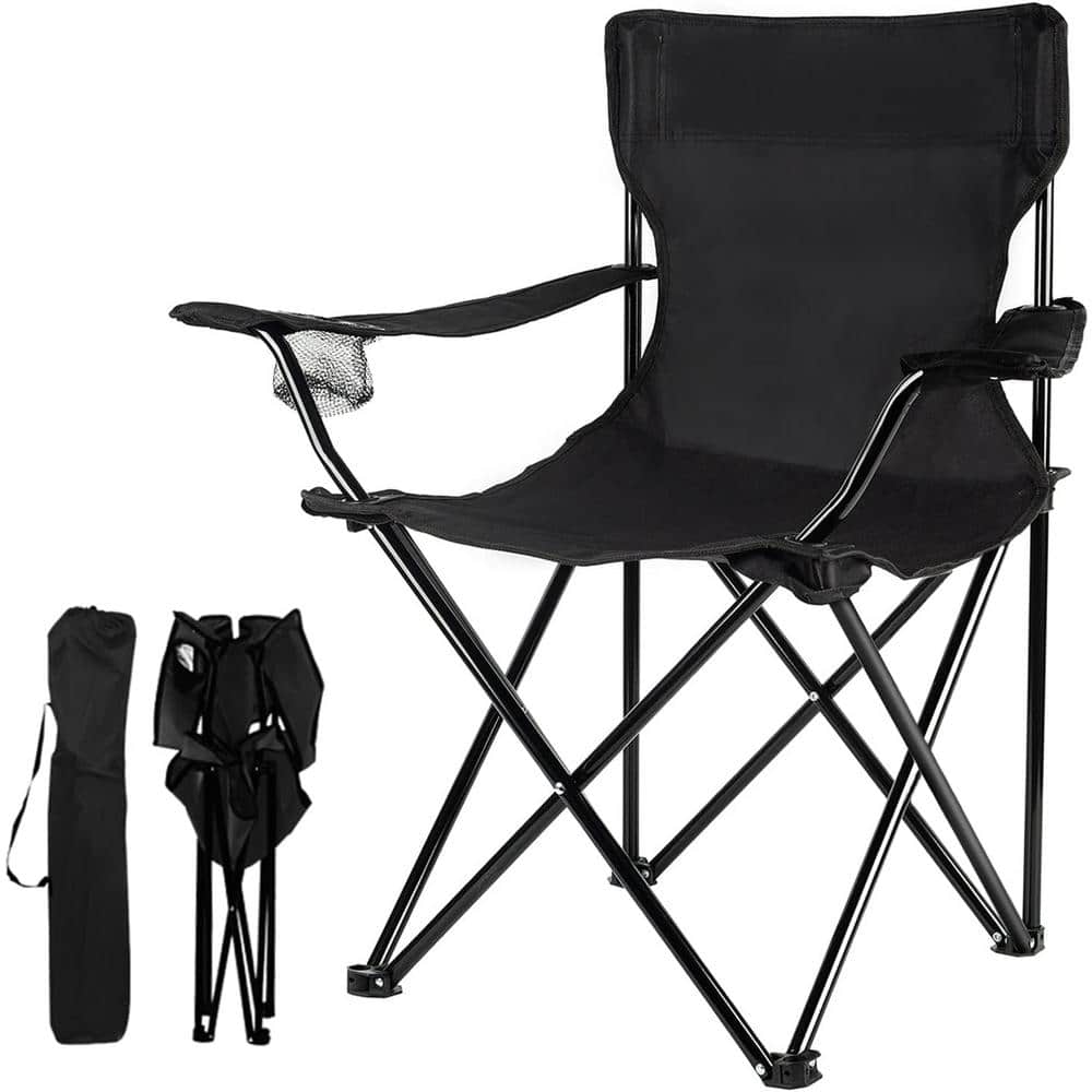 FTC_  CAMPING CHAIR キャンピングチェア_ BLACK無地黒 FTC_ CAMPING CHAIR キャンピングチェア_ BLACK無地黒