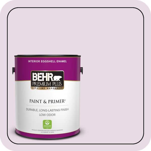 BEHR PREMIUM PLUS 1 gal. #M110-1 Twinkled Pink Eggshell Enamel Low Odor Interior Paint & Primer