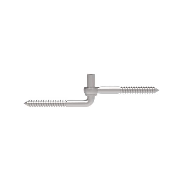 Barrette Outdoor Living 9.312 in x 2.25 in Screw Hook and Eye Hinge  73014547 - The Home Depot