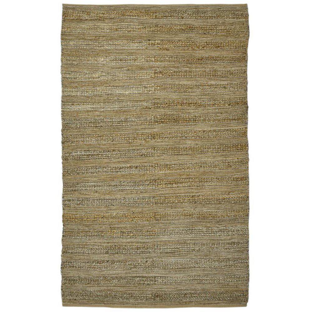 2' X 3' Brown And Beige Jute Striped Flatweave Handmade Area Rug price history on PriceWatchPro