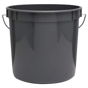 2.5 Quart Gray Plastic Paint Bucket