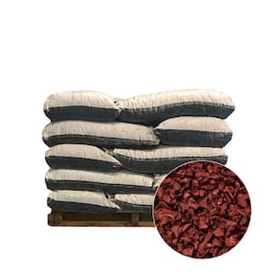 37.5 cu. ft. Red Recycled Rubber Mulch (25 Bags)
