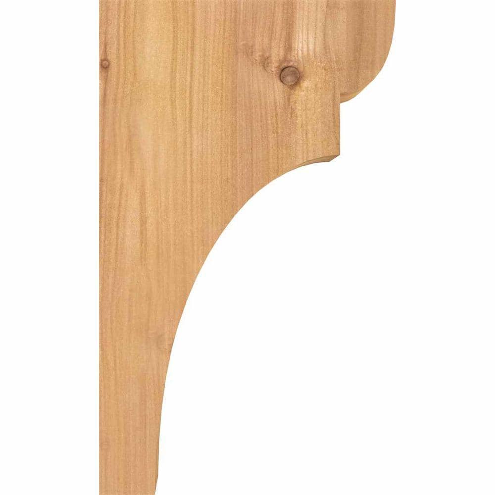 10" Western Red Cedar Smooth Rustic Corbel