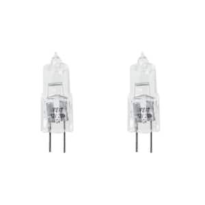 20-Watt Warm White (3000K) T3 G4 Bi-Pin Dimmable Halogen 12-Volt Landscape Garden Light Bulb (2-Pack)