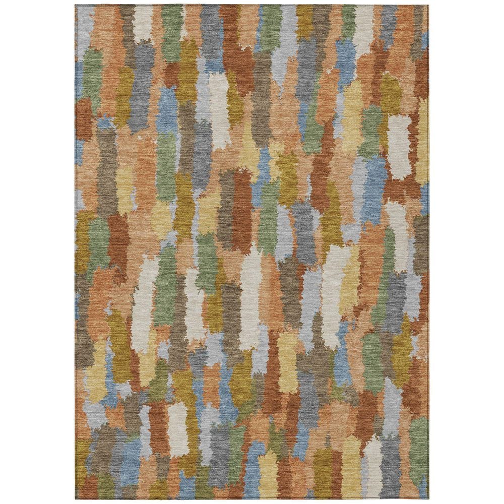 Chantille Machine Washable Indoor/Outdoor Abstract ACN2437 Copper 10 ft. x 14 ft. Area Rug price history on PriceWatchPro