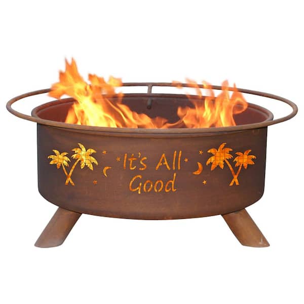 Round Steel Wood Burning Fire Pit, Are Fire Pits Good