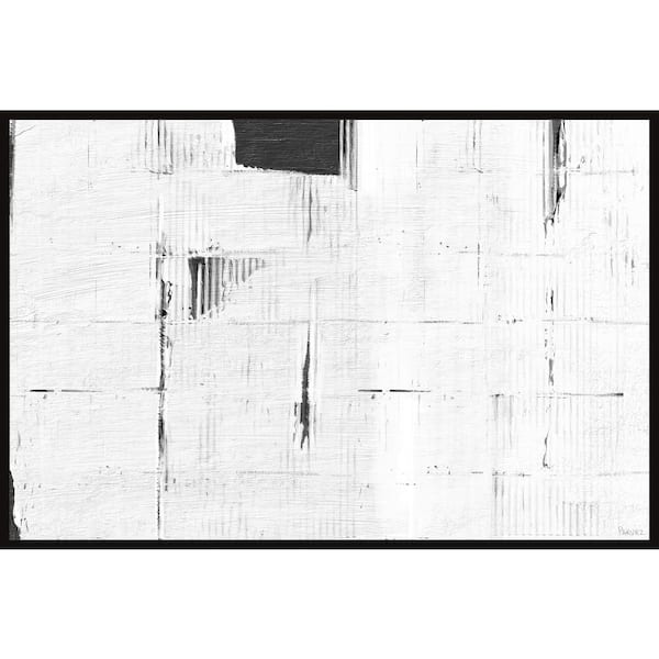 Unbranded "Stairway" by Parvez Taj Floater Framed Canvas Abstract Art Print 30 in. x 45 in.