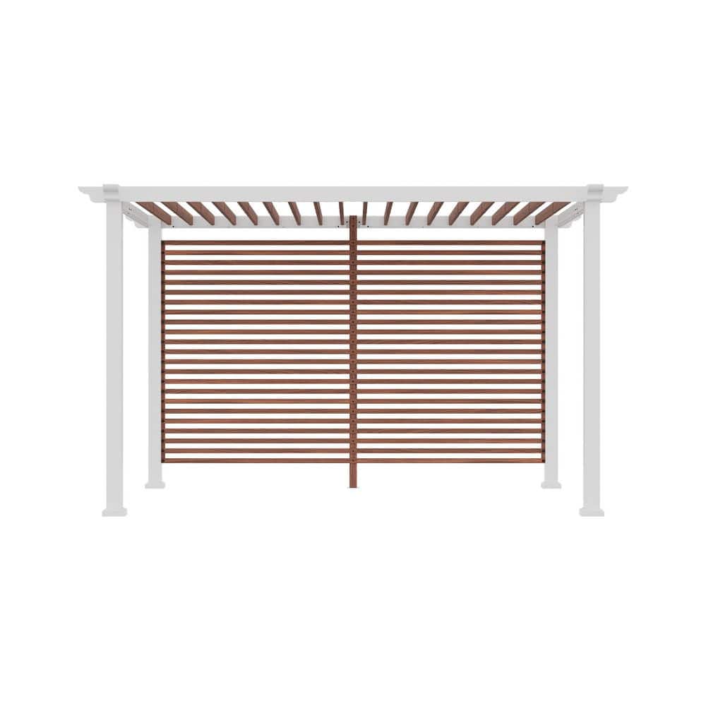 Ultra Series 10 ft. x 12 ft. Open Sky Outdoor Pergola, Wood-Grain Privacy Fence price history on PriceWatchPro