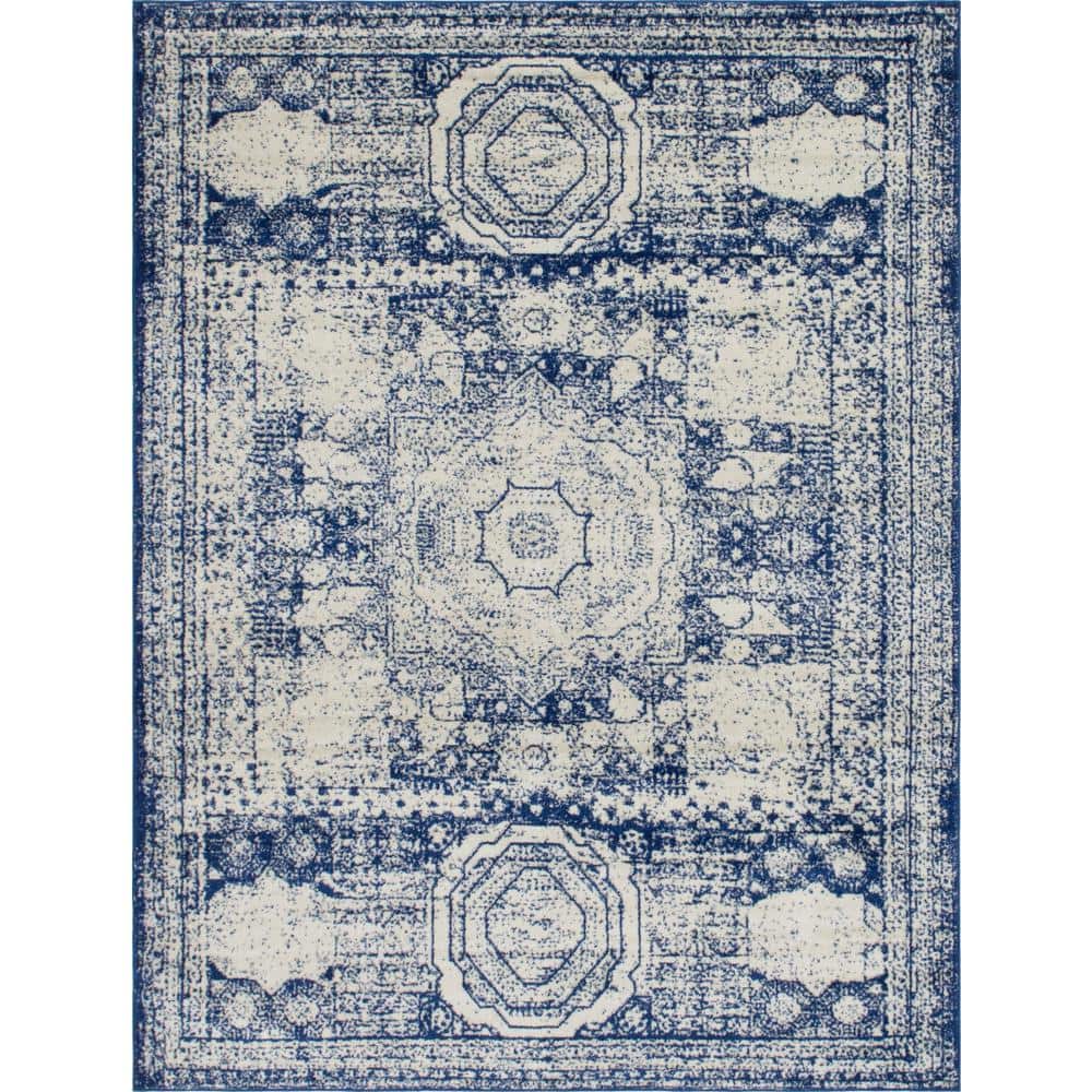 Bromley Wells Dark Blue 8 ft. x 10 ft. Area Rug price history on PriceWatchPro