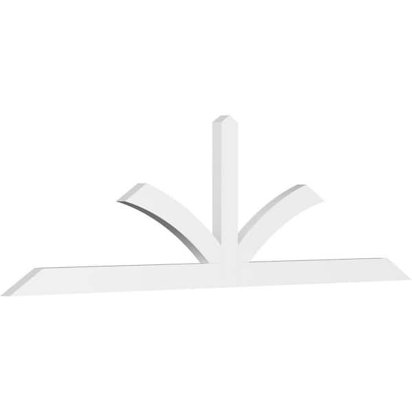 Ekena Millwork Richland 96 in. W x 28 in. H x 2 in. D Signature Polyurethane Bracket