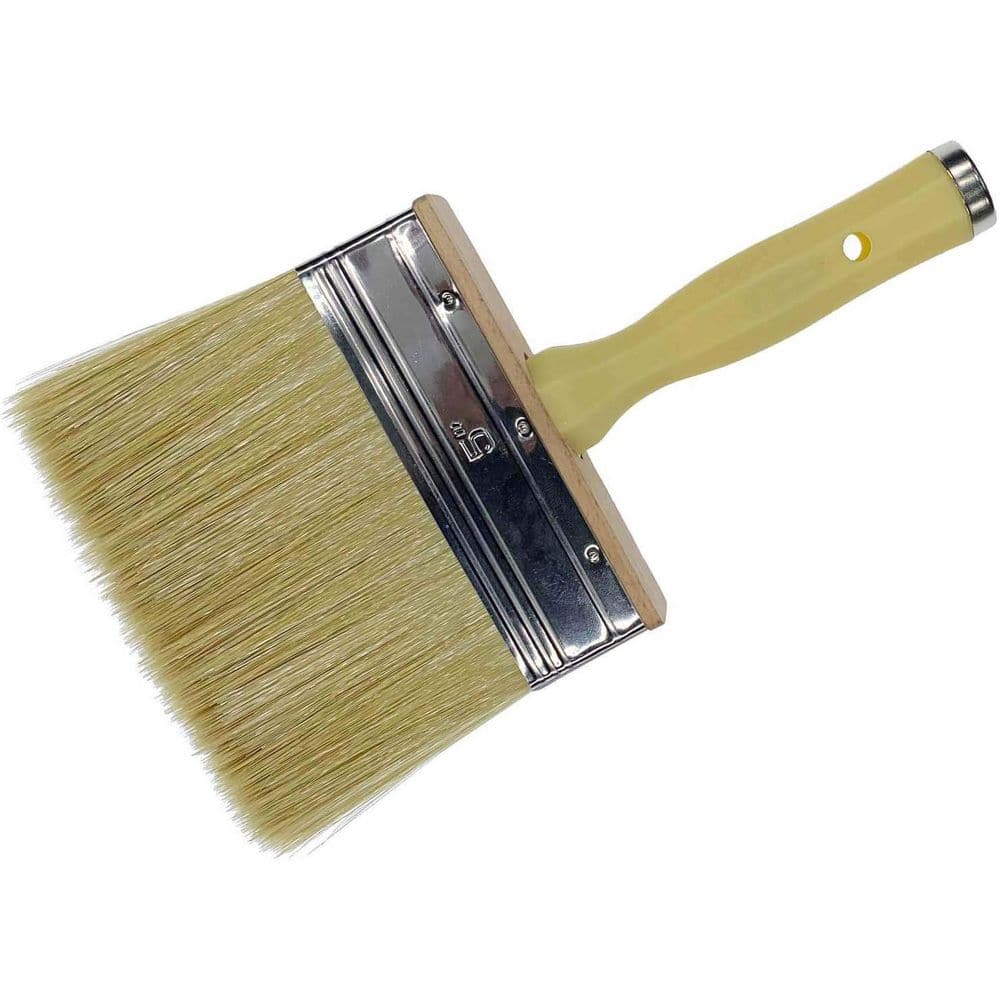 5 in. Deck Brush for Quick Stain Application on Decking, Fence, Walls, Furniture, Threaded Handle for Extension Use price history on PriceWatchPro
