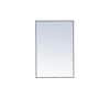 Large Rectangle Black Modern Mirror (42 in. H x 28 in. W) WM8154Black ...