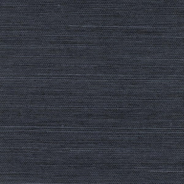 Peninsula Navy Sisal Grasscloth Wallpaper Sample