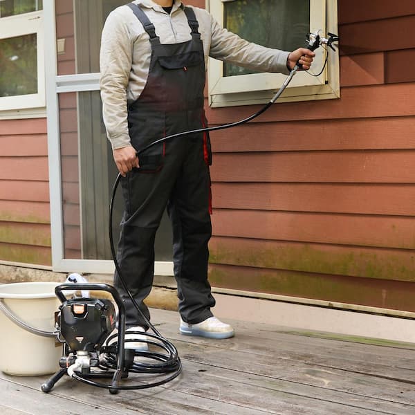 Stand Airless Paint Sprayer, 750-Watt 3000PSI High Efficiency Electric Airless Sprayer, Fine and Even Painting Effect