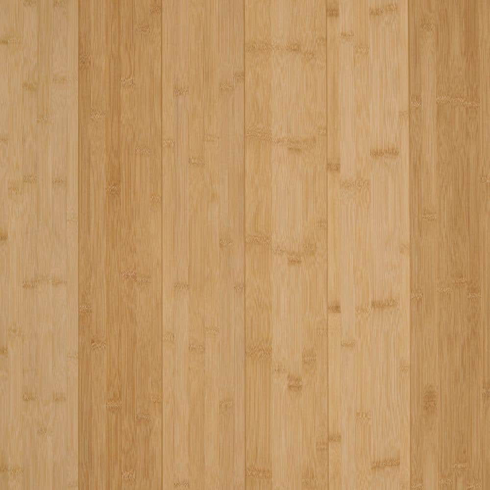 Bamboo wood texture wood effect vinyl flooring - TenStickers