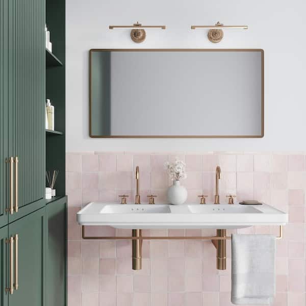 Pink 5.2 in. x 5.2 in. Polished Ceramic Subway Tile (23 Cases/247.48 sq. ft./Pallet)