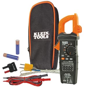 600 Amp AC True RMS Auto-Ranging Digital Clamp Meter with Temp