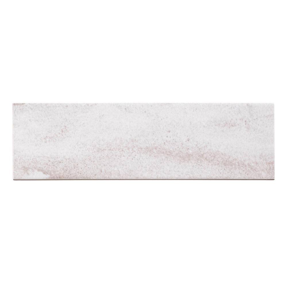 Splendor 3" x 10" Glossy Gray Porcelain Wall Tile