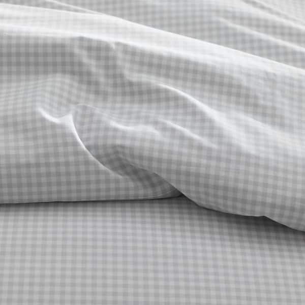 Company Kids Ditsy Gingham Organic Cotton Percale Duvet Cover Set