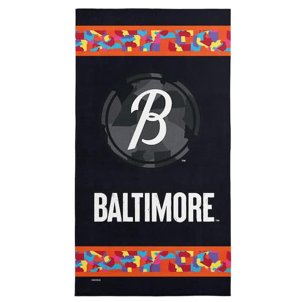 THE NORTHWEST GROUP MLB Orioles City Connect Printed Cotton/Polyester Blend Beach Towel