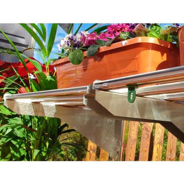 Heavy Duty Aluminum Greenhouse Shelf Kit, 24.5" x 16.5"
