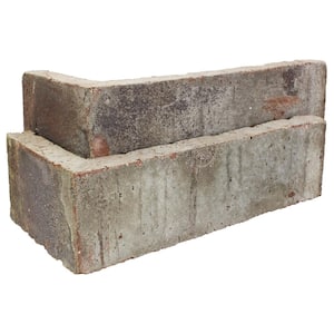 7.625 in. x 2.25 in. Vintage Oak Thin Brick Corners (Box of 18-Bricks)