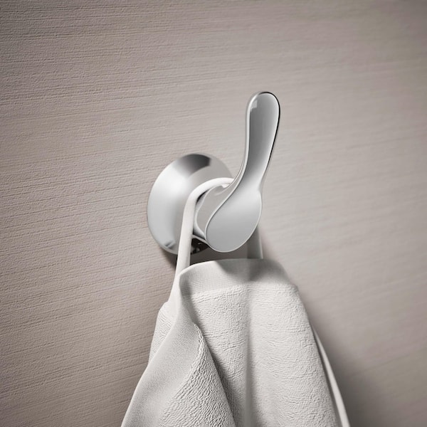Simplice J-Hook Robe/Towel Hook in Polished Chrome