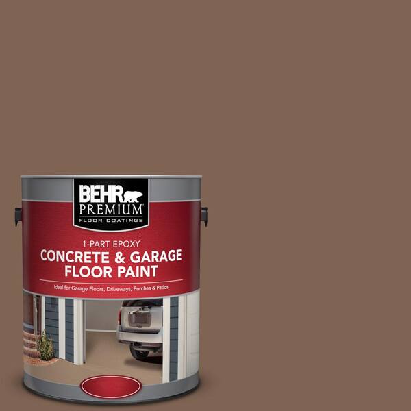 BEHR Premium 1 gal. #N240-7 Joshua Tree 1-Part Epoxy Satin Interior/Exterior Concrete and Garage Floor Paint