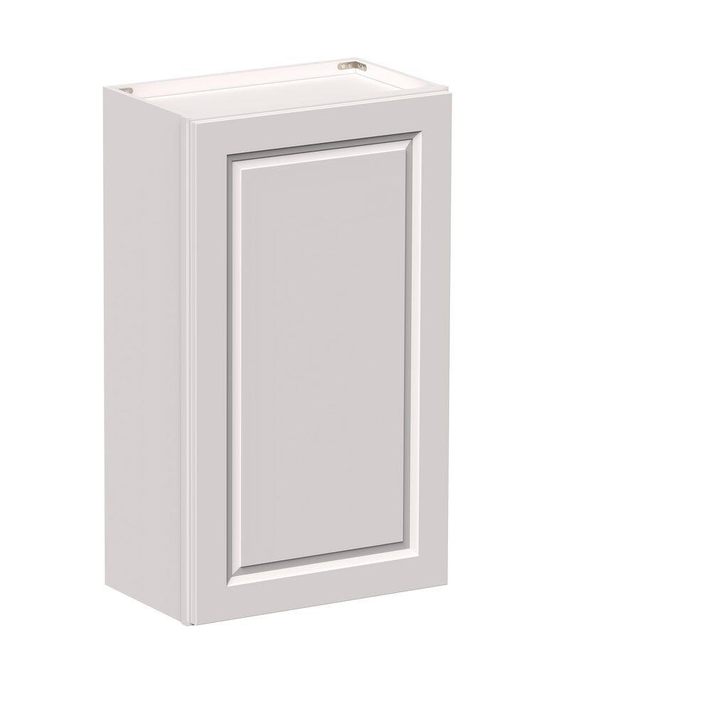 "Raised Panel 21"" W x 12"" D x 36"" H Wood Frame Ready to Assemble Wall Kitchen Cabinet in Glacier White" price history on PriceWatchPro