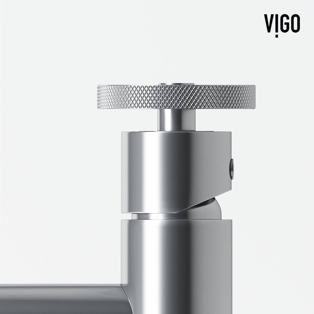 Cass Chrome 8" Single Handle Bathroom Faucet